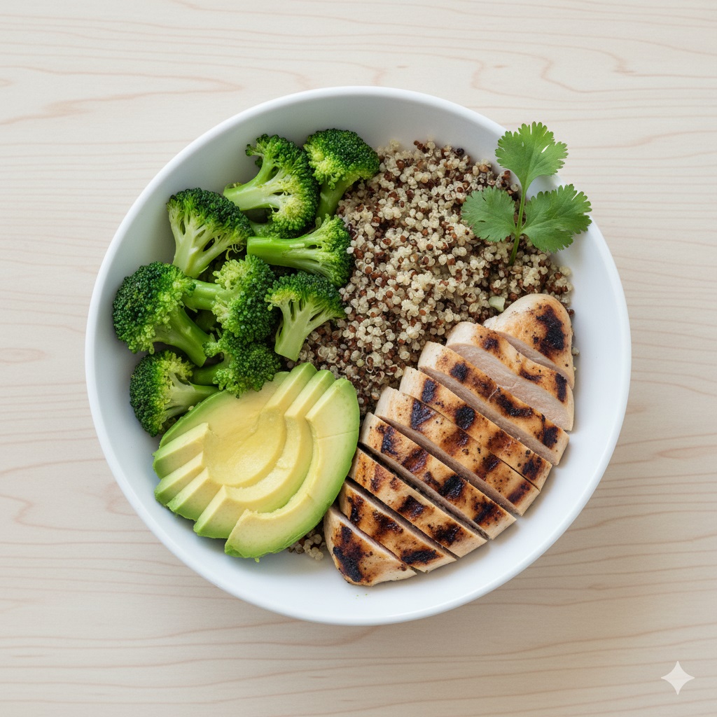 Frango Grelhado com Quinoa